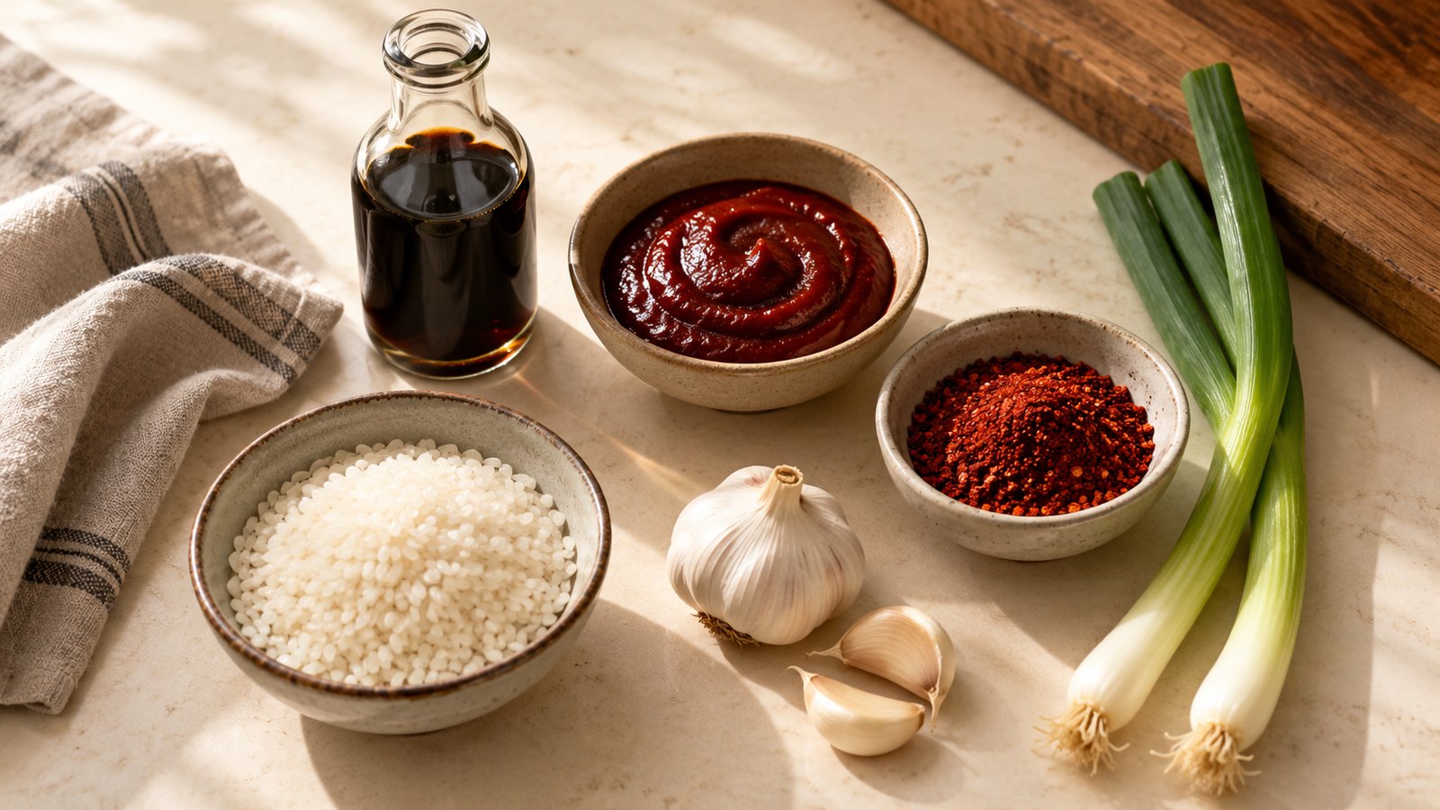 Your First Korean Pantry: Buy for One Meal, Then Build from There